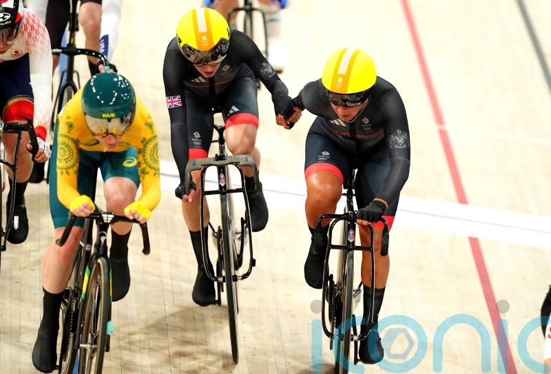 Elinor Barker and Neah Evans late show earns Great Britain a Madison silver