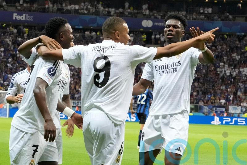 Kylian Mbappe scores on debut as Real Madrid beat Atalanta to win Super Cup