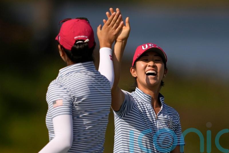 Europe need huge comeback in singles to retain Solheim Cup