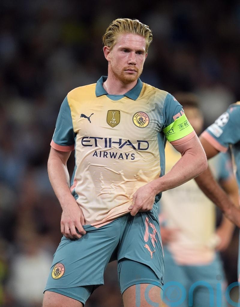 Kevin De Bruyne a doubt to face Arsenal after frustrating night for Man City