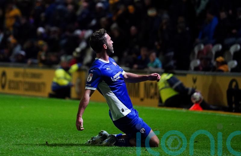 Will Grigg on fire again in Chesterfield&rsquo;s draw with Colchester