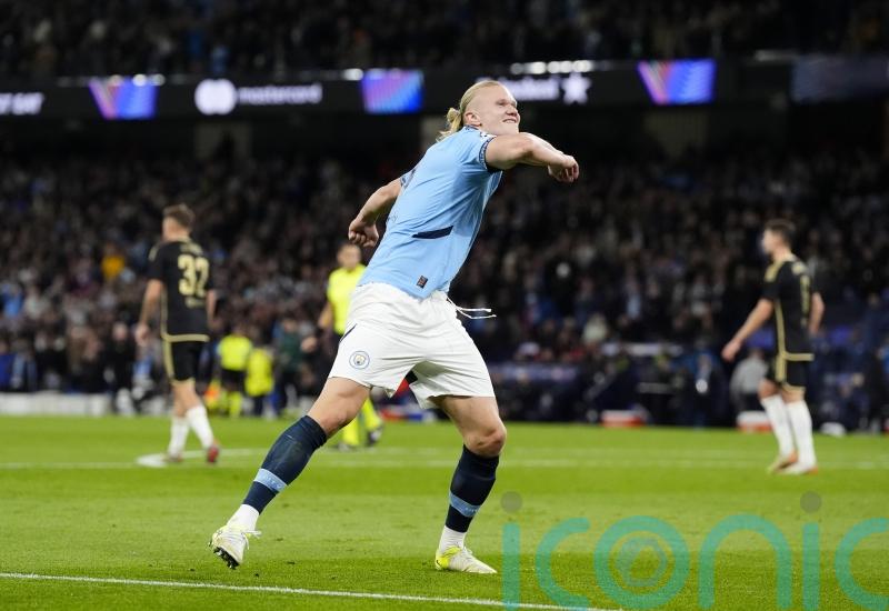 Phil Foden hails &lsquo;freak&rsquo; Erling Haaland after stunning Champions League goal