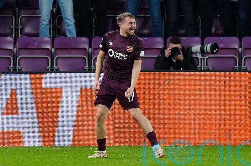 Hearts stay perfect in Conference League by beating Omonia Nicosia