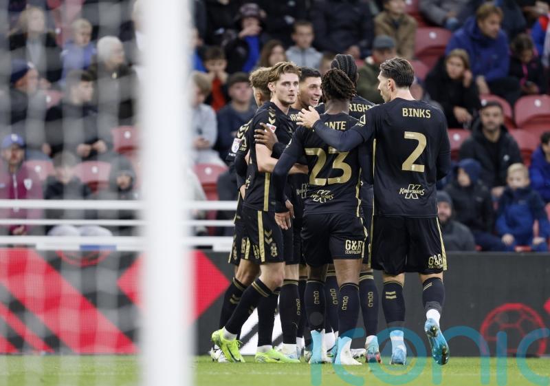 Coventry record first away win of season against 10-man Middlesbrough