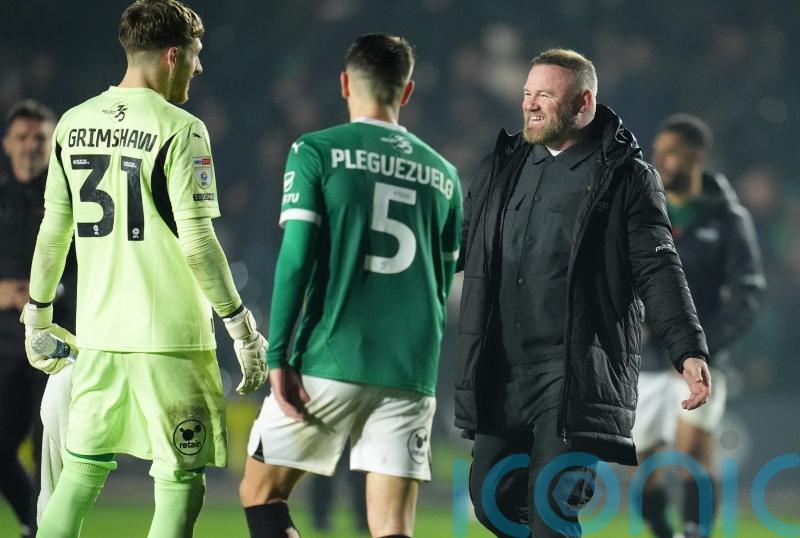 Wayne Rooney was only interested in a win after Plymouth beat Portsmouth