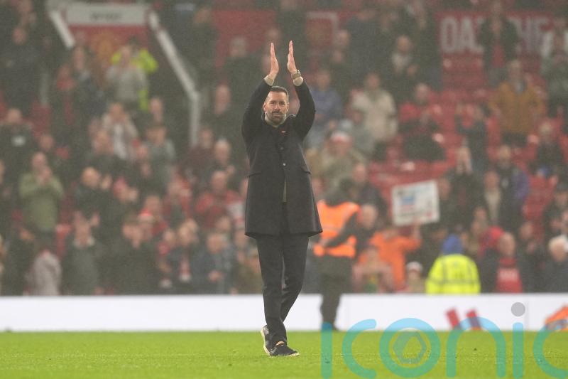 Man Utd see off Leicester in Ruud van Nistelrooy&rsquo;s final game as interim manager