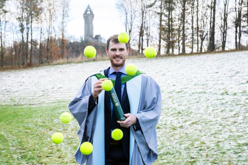 Tennis champion Jamie Murray &lsquo;very proud&rsquo; to receive honorary degree