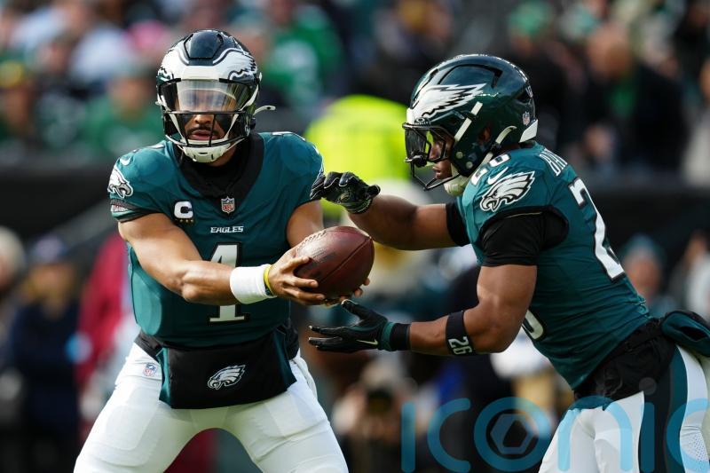 Philadelphia Eagles lock in play-off spot after win over Carolina Panthers