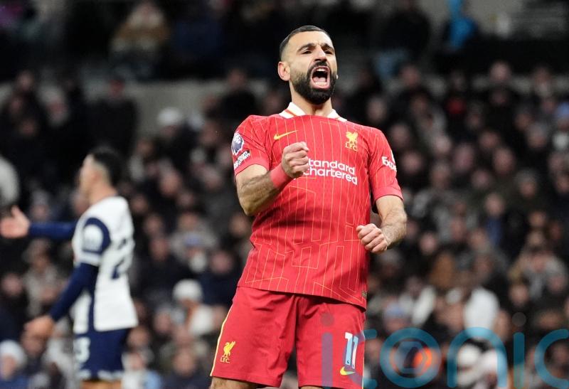 Mohamed Salah and Luis Diaz each score twice as Liverpool hit six at Tottenham