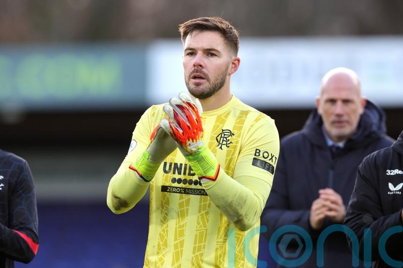 Jack Butland out of Old Firm derby after needing hospital treatment