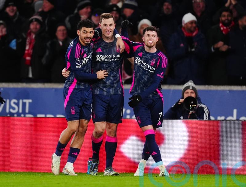 Nottingham Forest move within six points of leaders Liverpool with win at Wolves