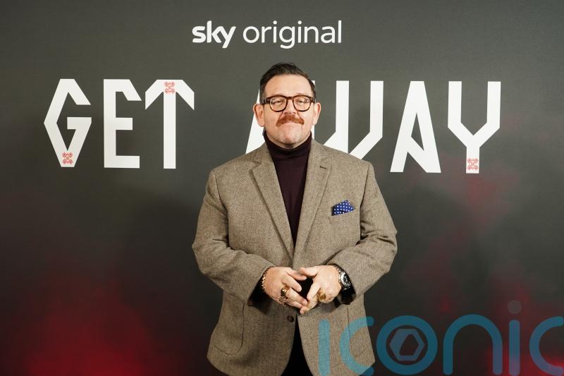 British star Nick Frost says horror films relax him