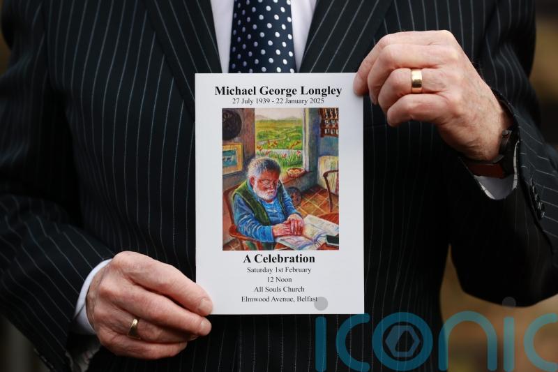 Poet Michael Longley touched souls with just a few words, funeral hears