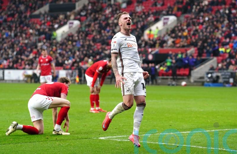Josh Tymon earns Swansea victory as Bristol City&rsquo;s play-off hopes take a hit