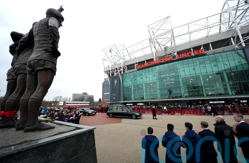 Manchester United greats gather to pay final respects at Denis Law&rsquo;s funeral