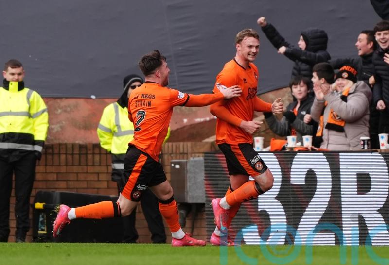 Sam Dalby scores Dundee United winner against Motherwell