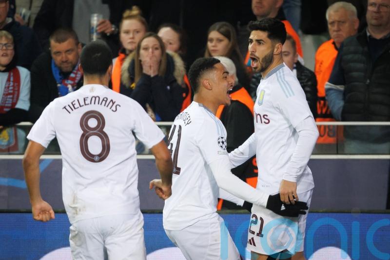 Aston Villa score twice late on to take control of tie against Club Brugge