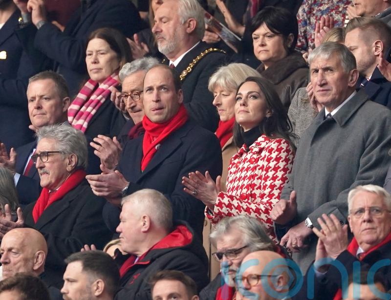 William and Kate to back rival teams at Wales v England Six Nations game
