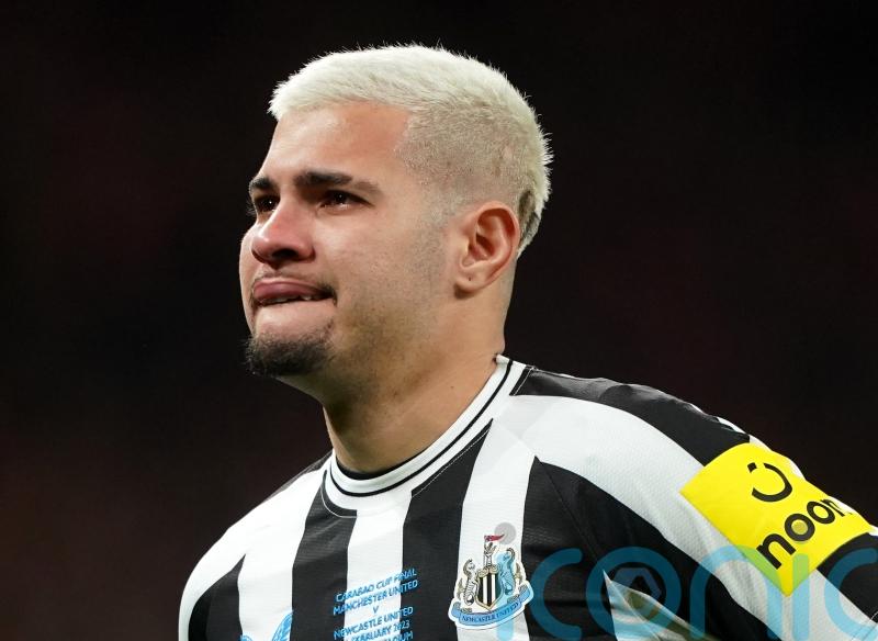 Newcastle midfielder Bruno Guimares hoping for &lsquo;tears of happiness&rsquo; at Wembley