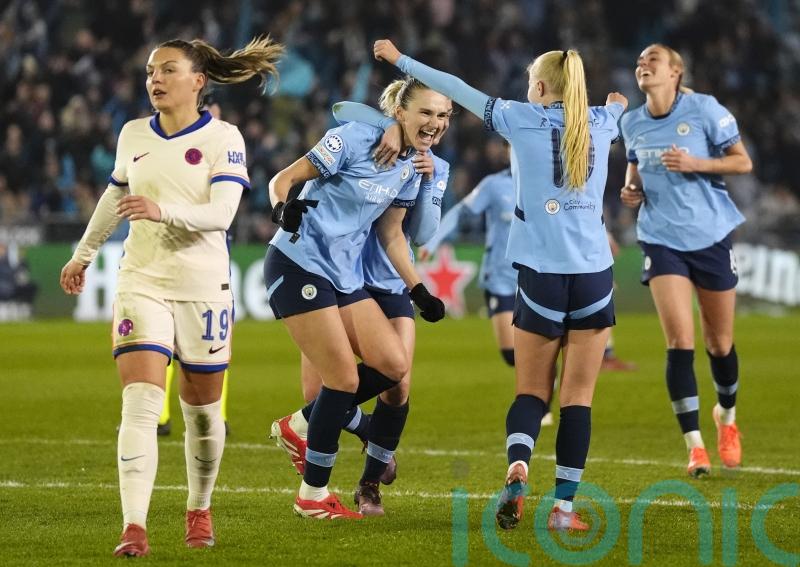 Vivianne Miedema comes off the bench to fire Manchester City into first-leg lead