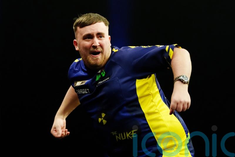 Luke Littler hits nine-dart finish en route to Premier League win in Cardiff