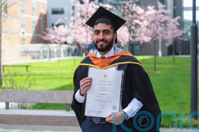 Palestinian student receives first-class honours and tops class at DCU