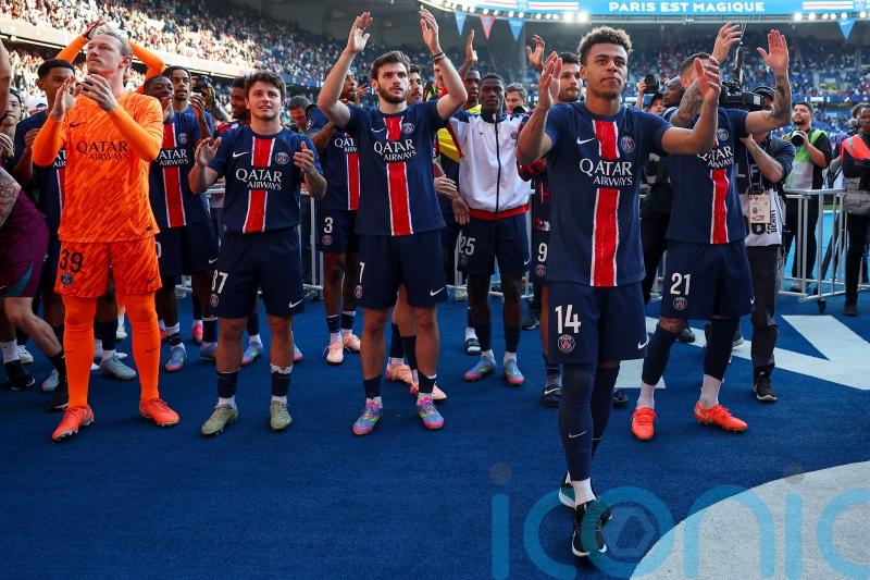 Paris St Germain clinch title while Real Madrid slip leaves Barcelona four clear