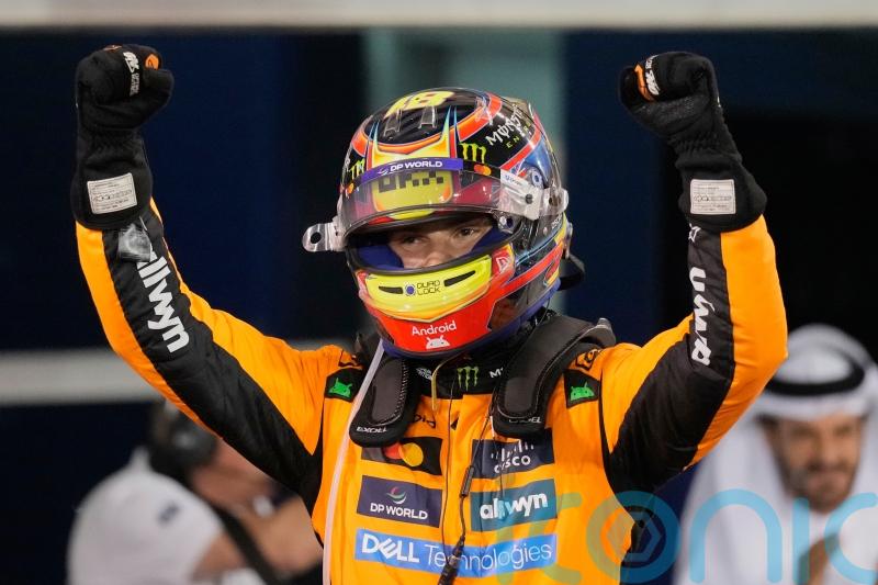Oscar Piastri eases to victory in Bahrain as Lando Norris battles back for third