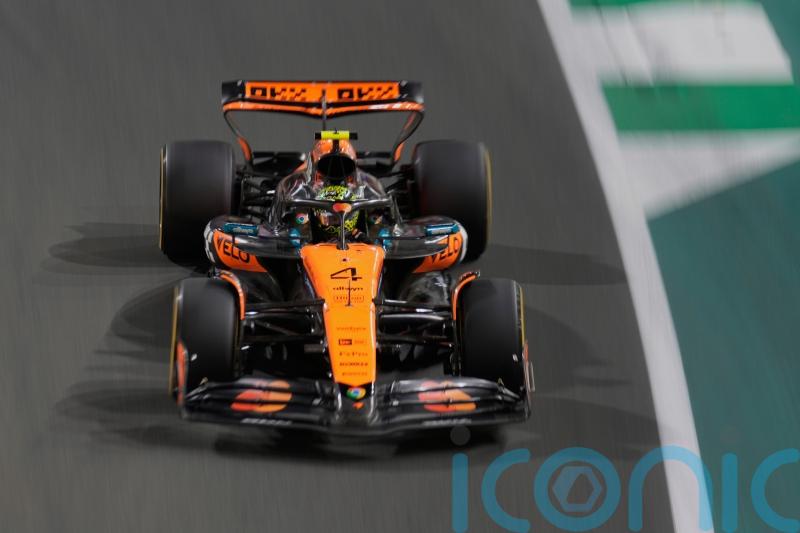 Lando Norris sets pace in practice for the Saudi Arabian Grand Prix