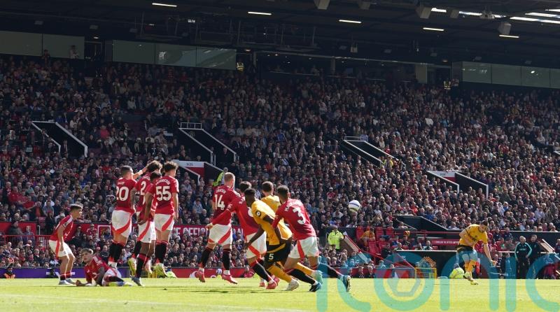 Pablo Sarabia free-kick stuns Man Utd as Wolves seal historic league double