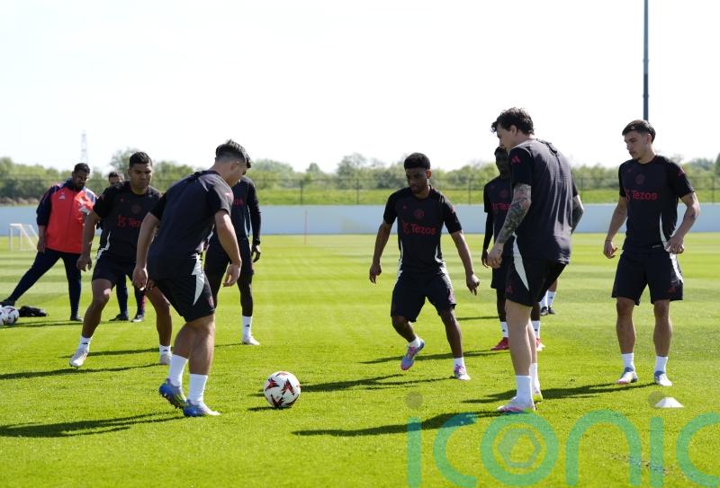 Amad Diallo and Matthijs de Ligt travel with Man Utd for Athletic Bilbao clash