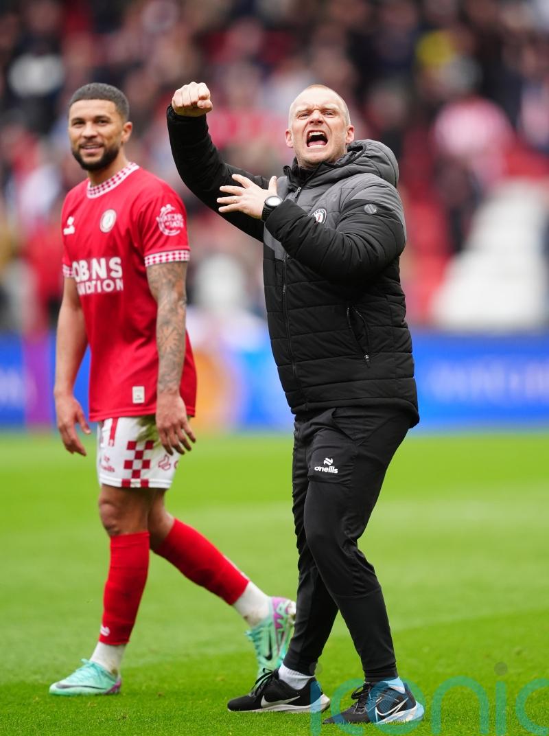 Liam Manning feels &lsquo;every emotion imaginable&rsquo; as Bristol City book play-off spot