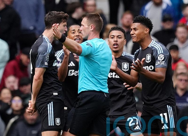 Aston Villa file complaint over choice of referee for Man Utd clash
