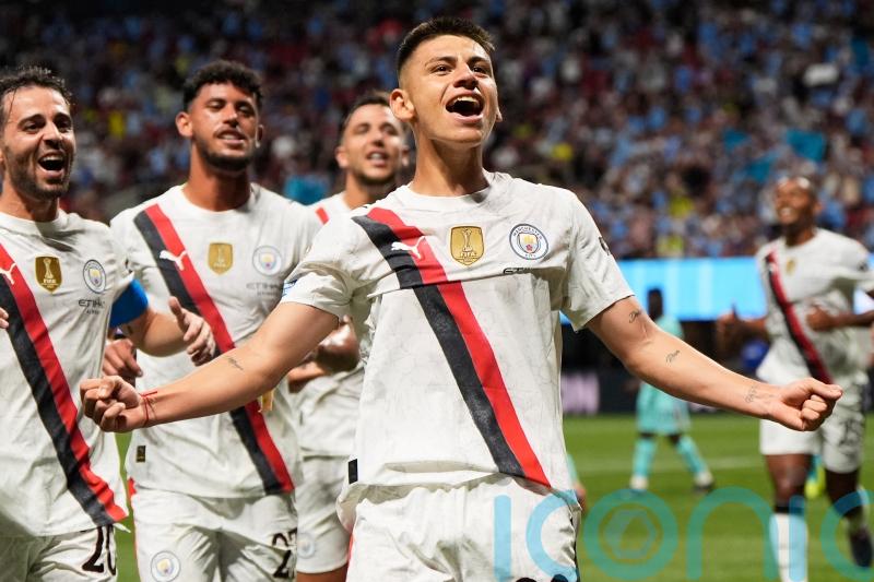 Claudio Echeverri &lsquo;a bit sore&rsquo; as Man City wait on teenager&rsquo;s ankle injury