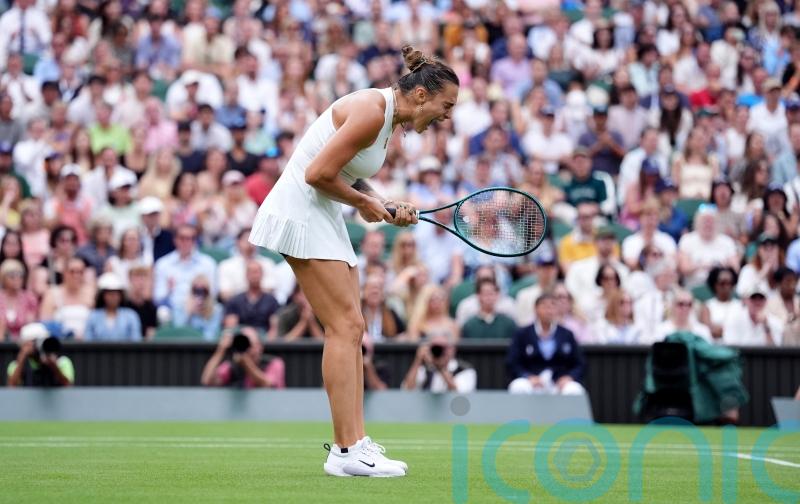 Aryna Sabalenka&rsquo;s impressive grand slam streak goes on at Wimbledon