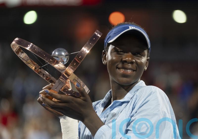 Victoria Mboko claims maiden WTA tour title with win over Naomi Osaka