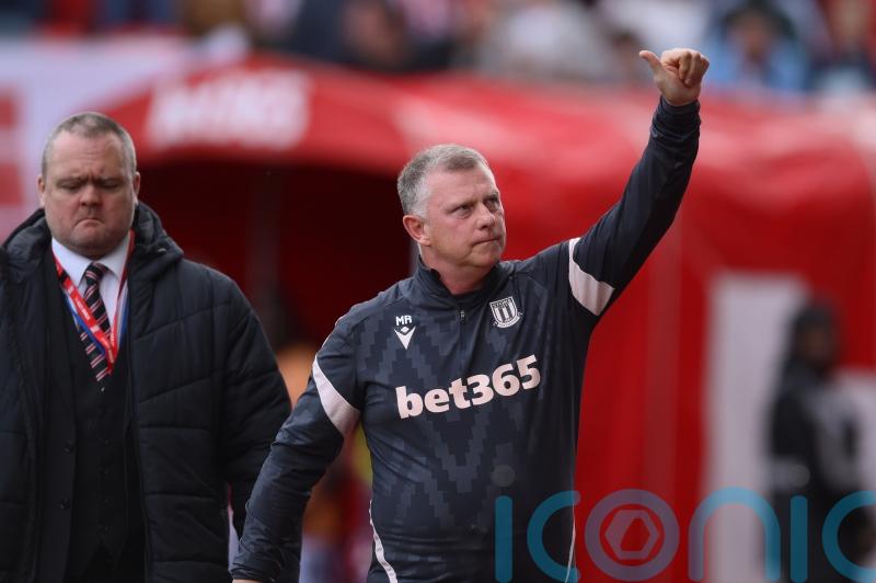 Mark Robins celebrates Stoke staying perfect with win over Southampton