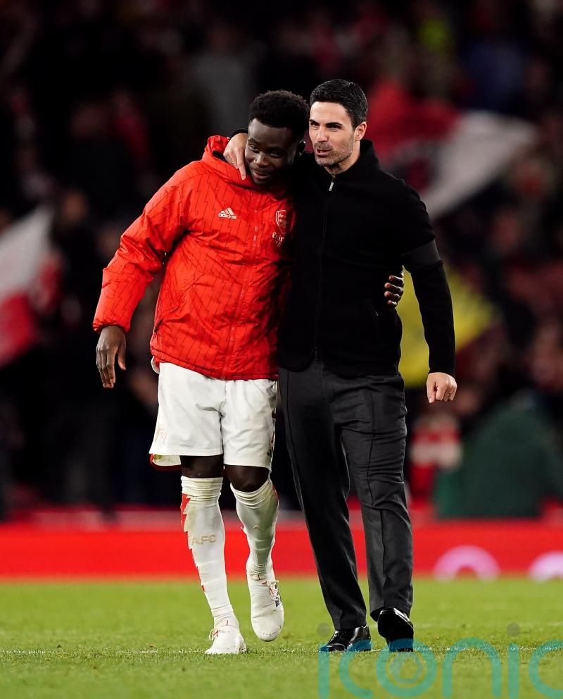 Bukayo Saka has &lsquo;a lot of things to go through&rsquo; before return, says Mikel Arteta