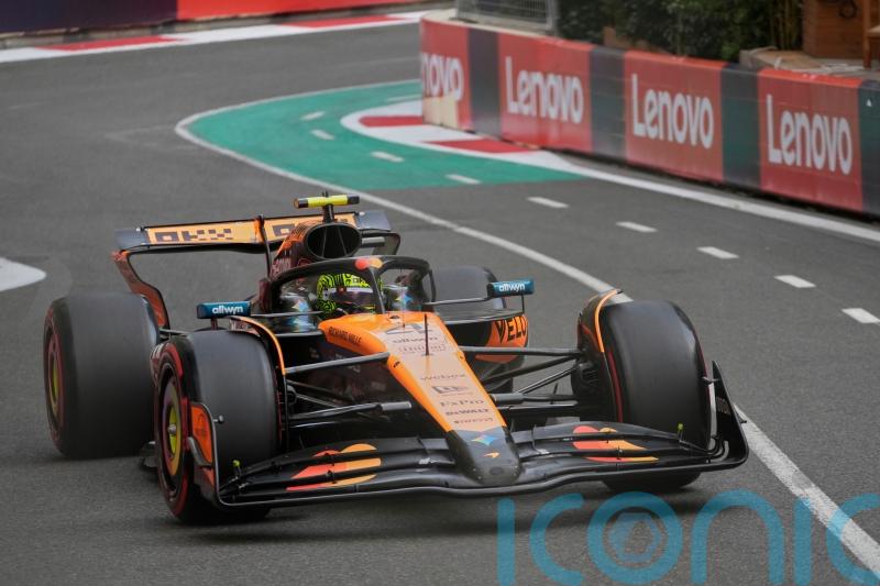 Lando Norris and Oscar Piastri damage cars as Lewis Hamilton tops practice times