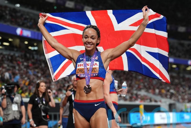 Katarina Johnson-Thompson shares heptathlon bronze medal at World Championships