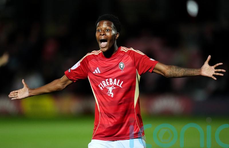 Kallum Cesay&rsquo;s late goal gives Salford victory over fellow high-flyers Swindon