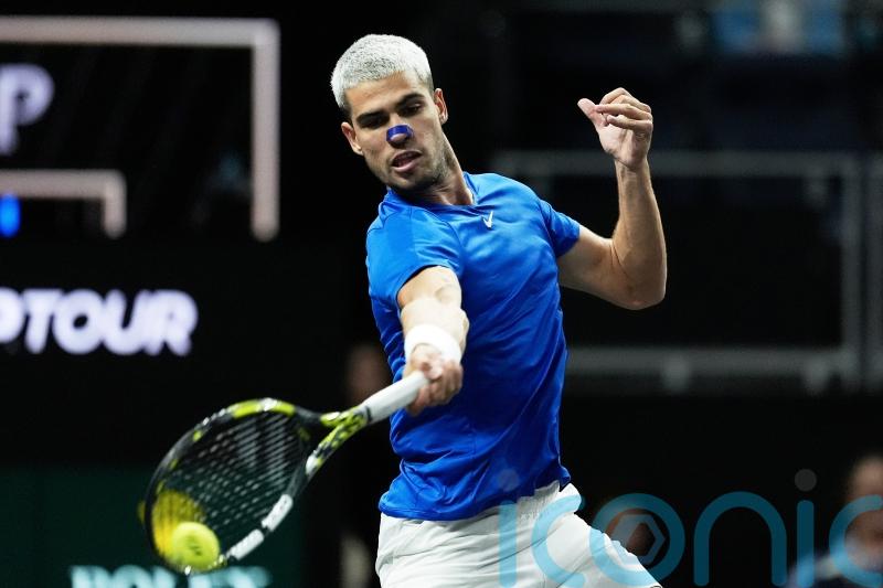 Carlos Alcaraz suffers injury scare during opener in Tokyo