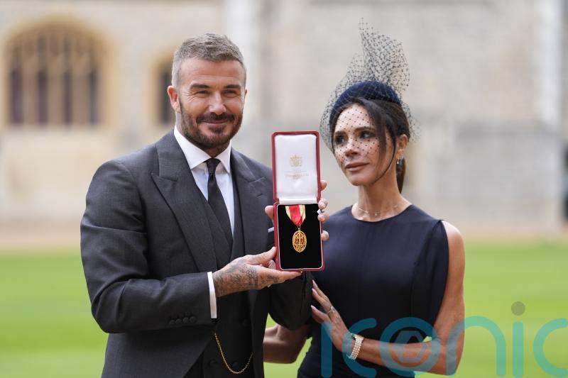Sir David Beckham: King inspired suit I wore to receive knighthood