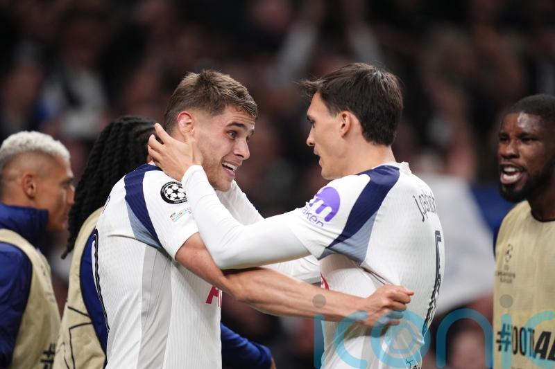 Micky van de Ven stunner lights up Tottenham&rsquo;s Champions League victory