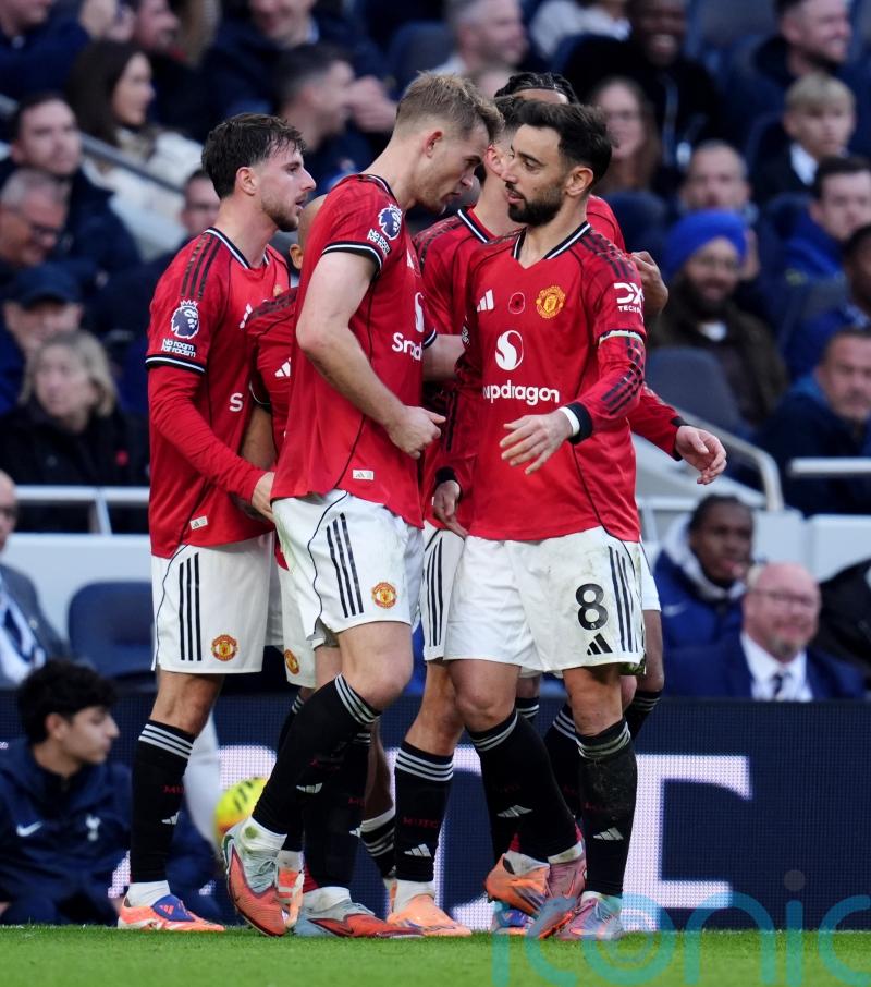 Matthijs de Ligt nods in dramatic equaliser for Manchester United at Tottenham