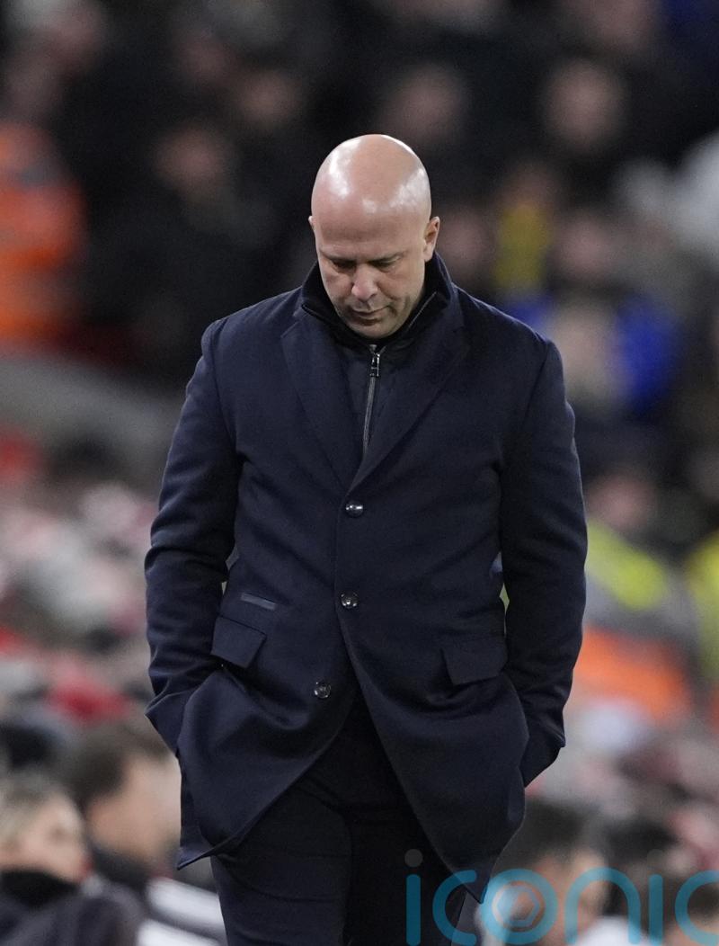 Arne Slot: &lsquo;Constant battle&rsquo; has left Liverpool unable to catch Arsenal and City