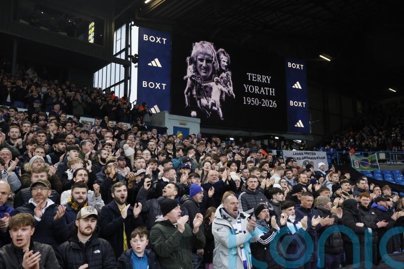 Gabby Logan at Elland Road to see Leeds pay tribute to father Terry Yorath