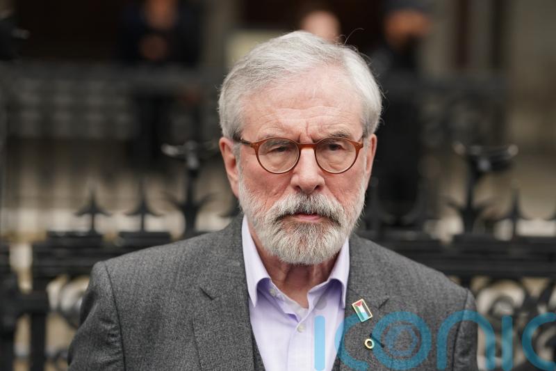 Gerry Adams in London &lsquo;to assert the legitimacy of the republican cause&rsquo;
