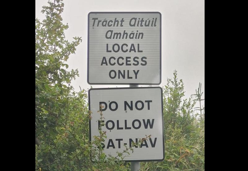 Motorists on major tourist route are being urged to turn sat-nav off 